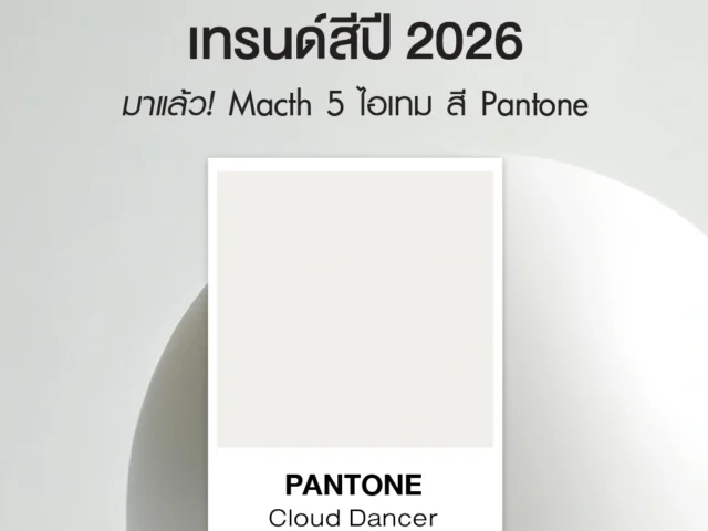 เทรนด์สีปี 2026